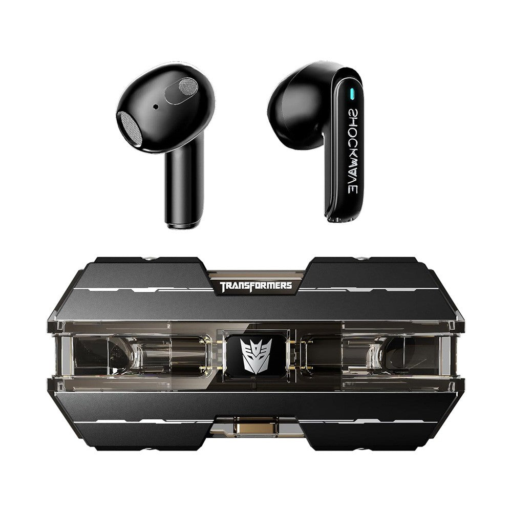 Transformers TWS Wireless Earbud Earphones Bluetooth V5.3 ENC Noise Reduction TF-T01 - Black