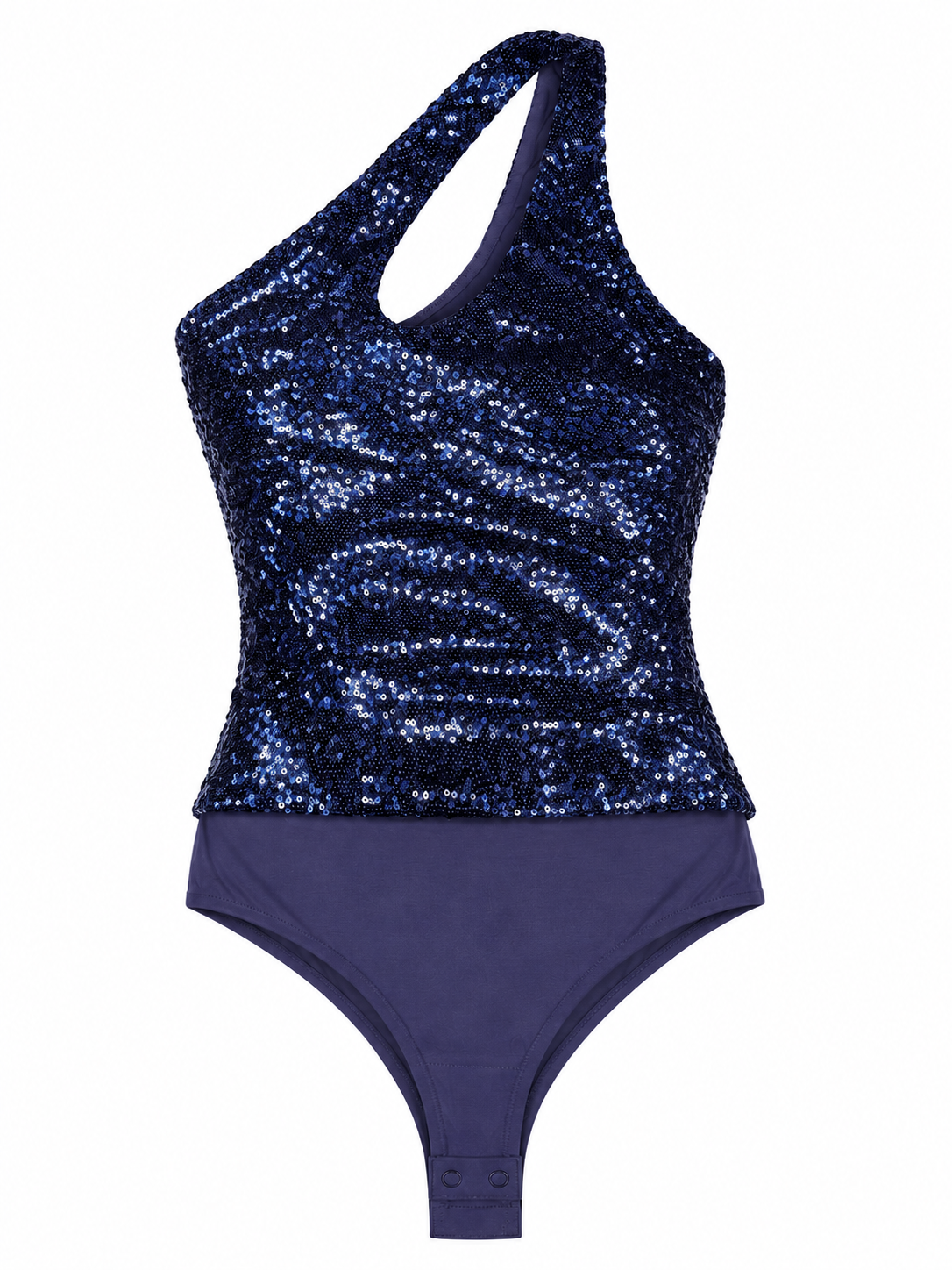 Reiss Women's Scarlette 1 Shoulder Cut Bodysuit - Blue