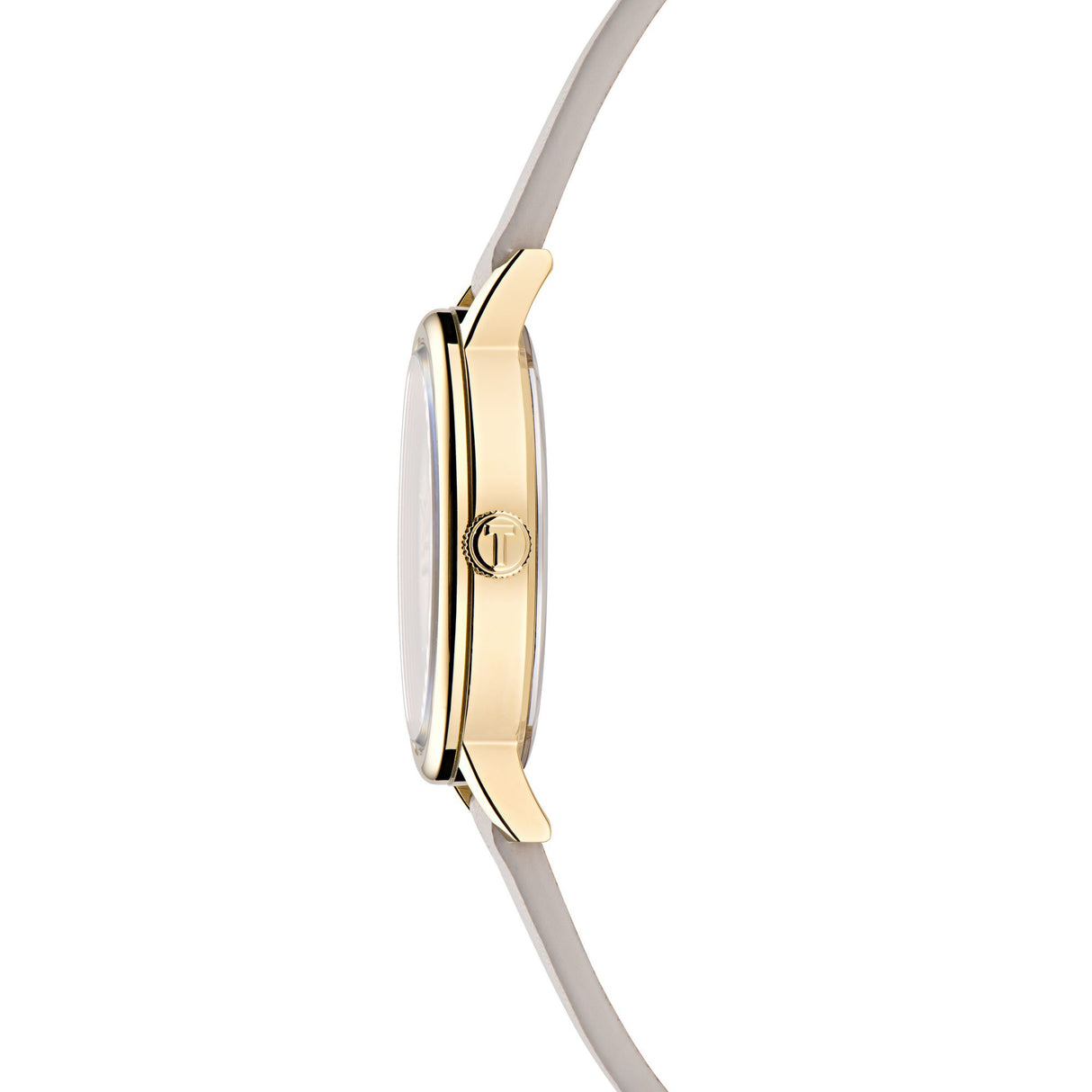 Ted Baker Womens Phylipa Classic Gold Cream Leather