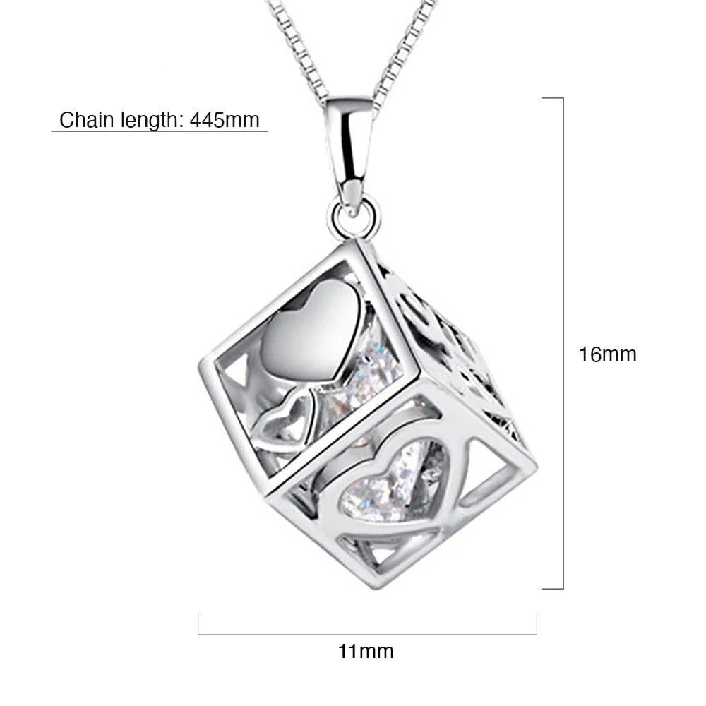 Cubic Love Necklace
