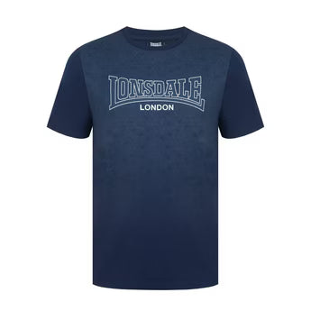 Lonsdale Men's Tee - Geo Blue