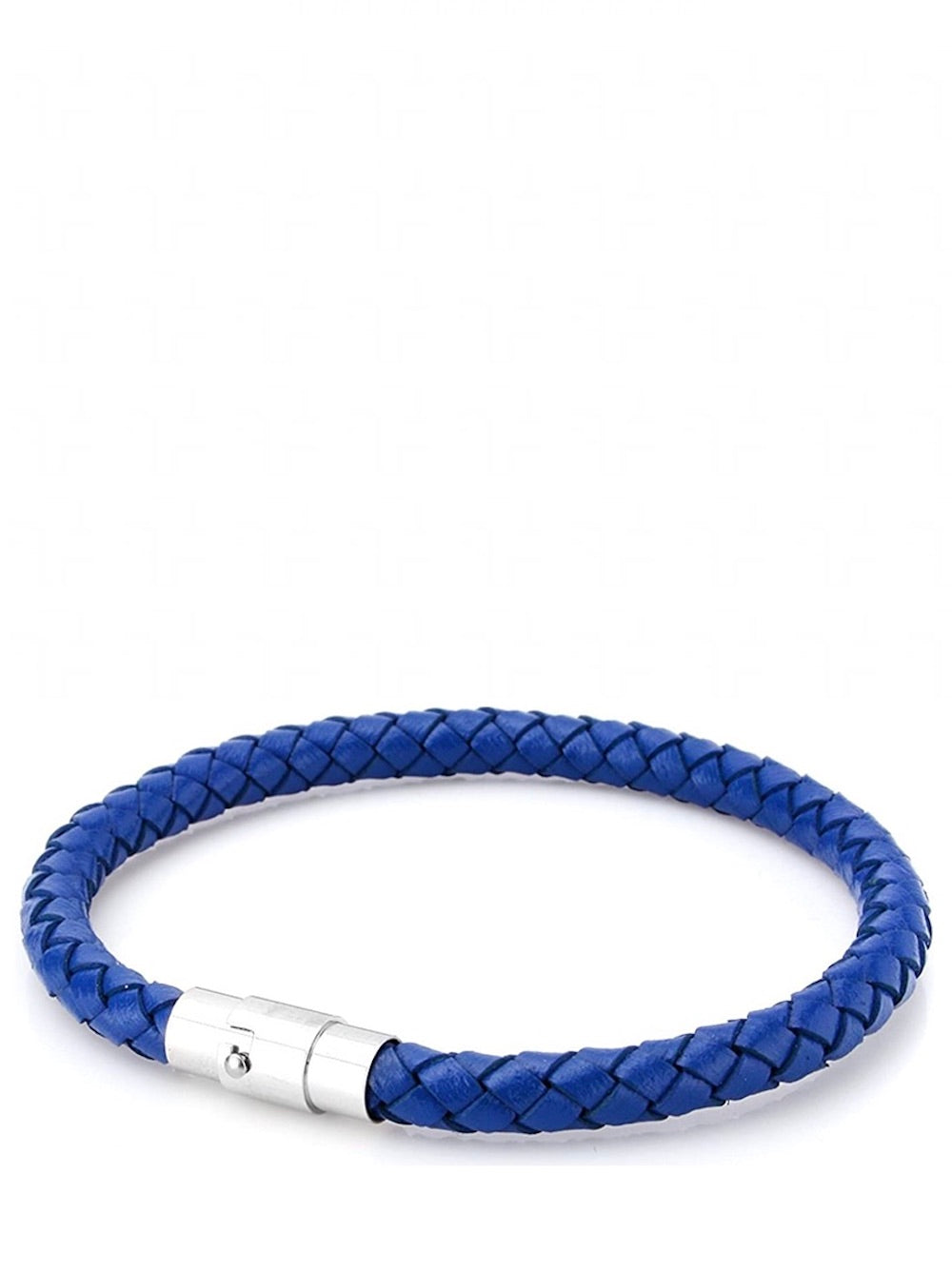 Stephen Oliver Stephen Oliver Blue Leather Magnetic Bracelet