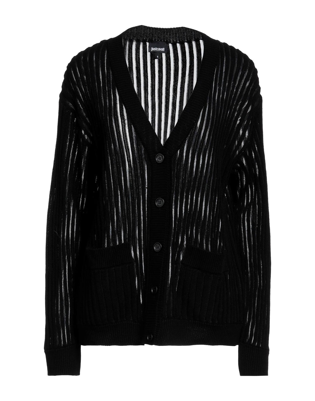 Just Cavalli Womens Cardigans - Black