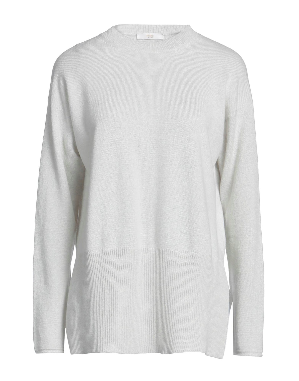 Fedeli Womens Sweaters - Light grey