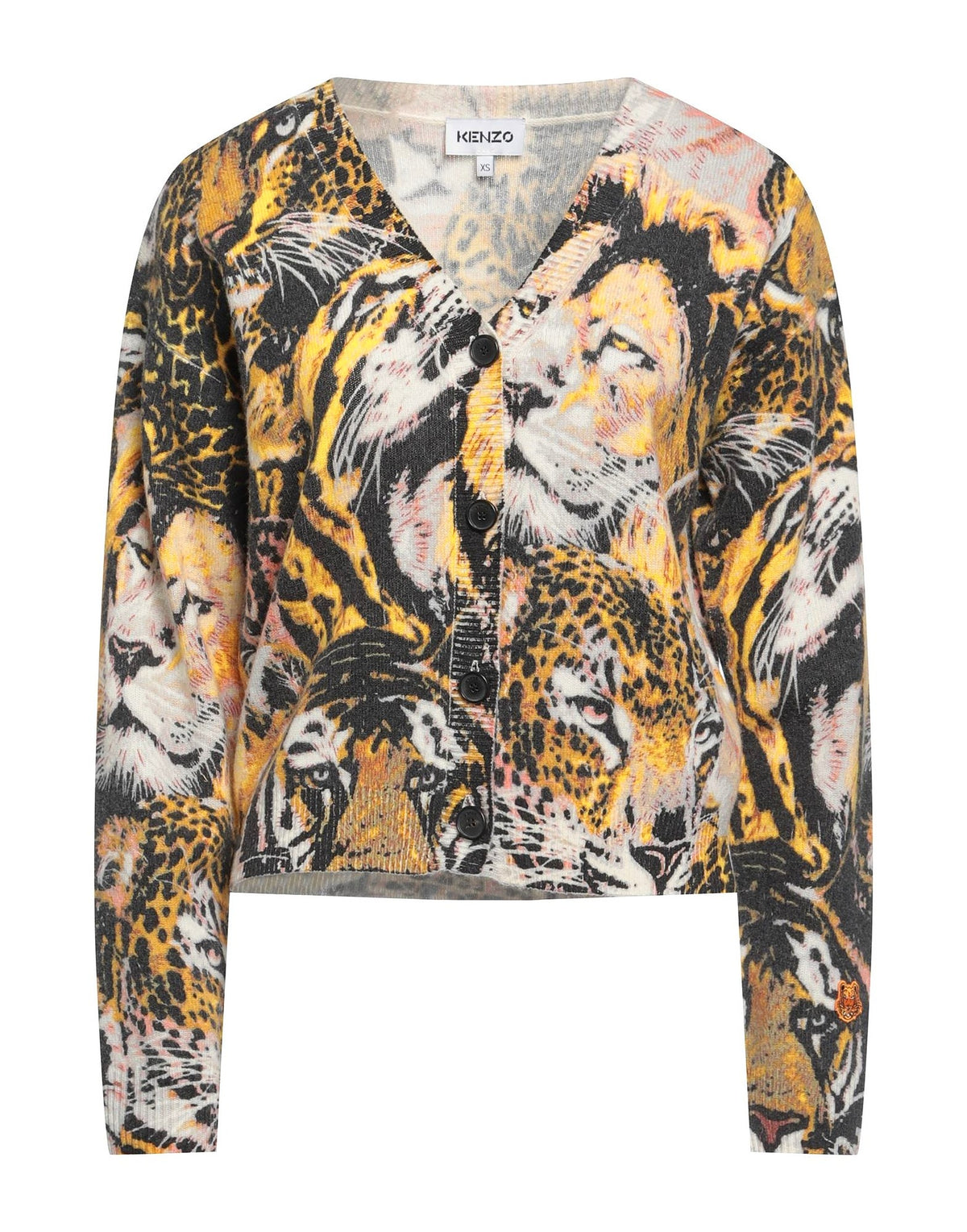 Kenzo Womens Cardigans - Yellow