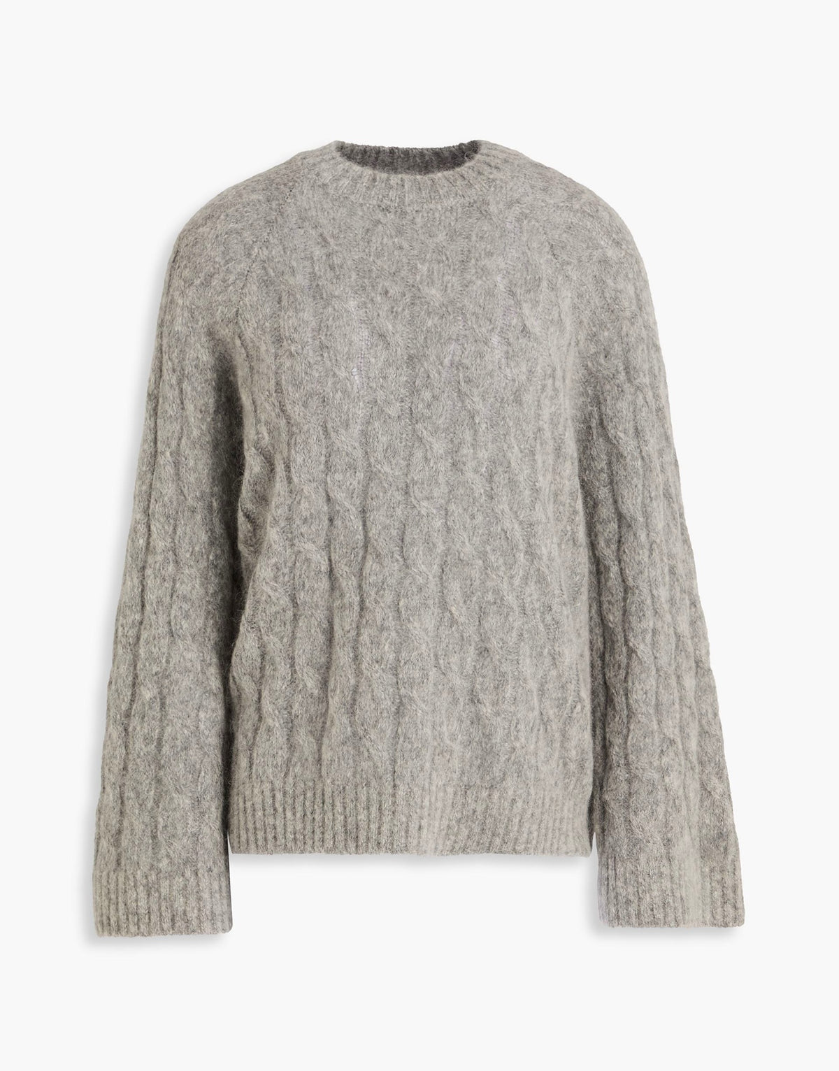 Brunello Cucinelli Womens Crew Neck Sweaters - Gray