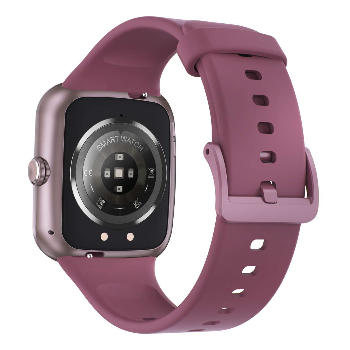 Bluetooth Smart Watch 1.96" TFT Touch Screen Temperature Heart Rate Blood Pressure BT 5.0 - Purple