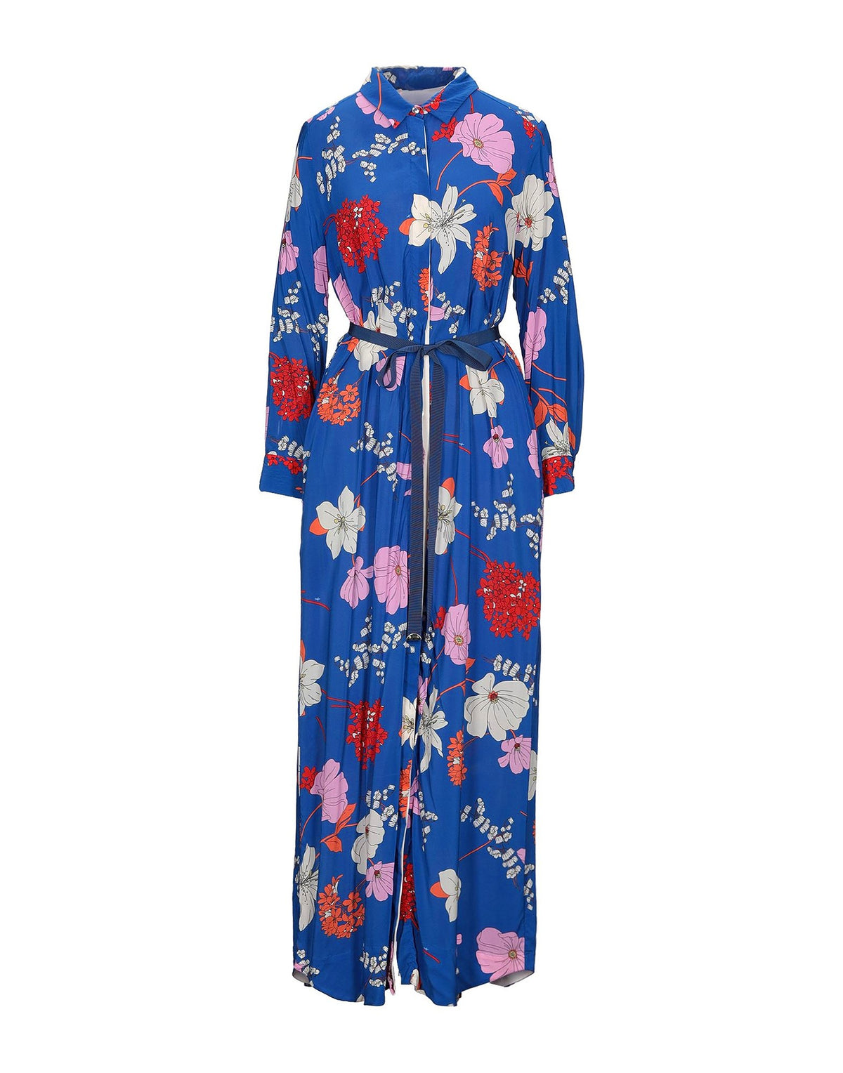 Vdp Via Delle Perle Womens Maxi Dresses - Blue