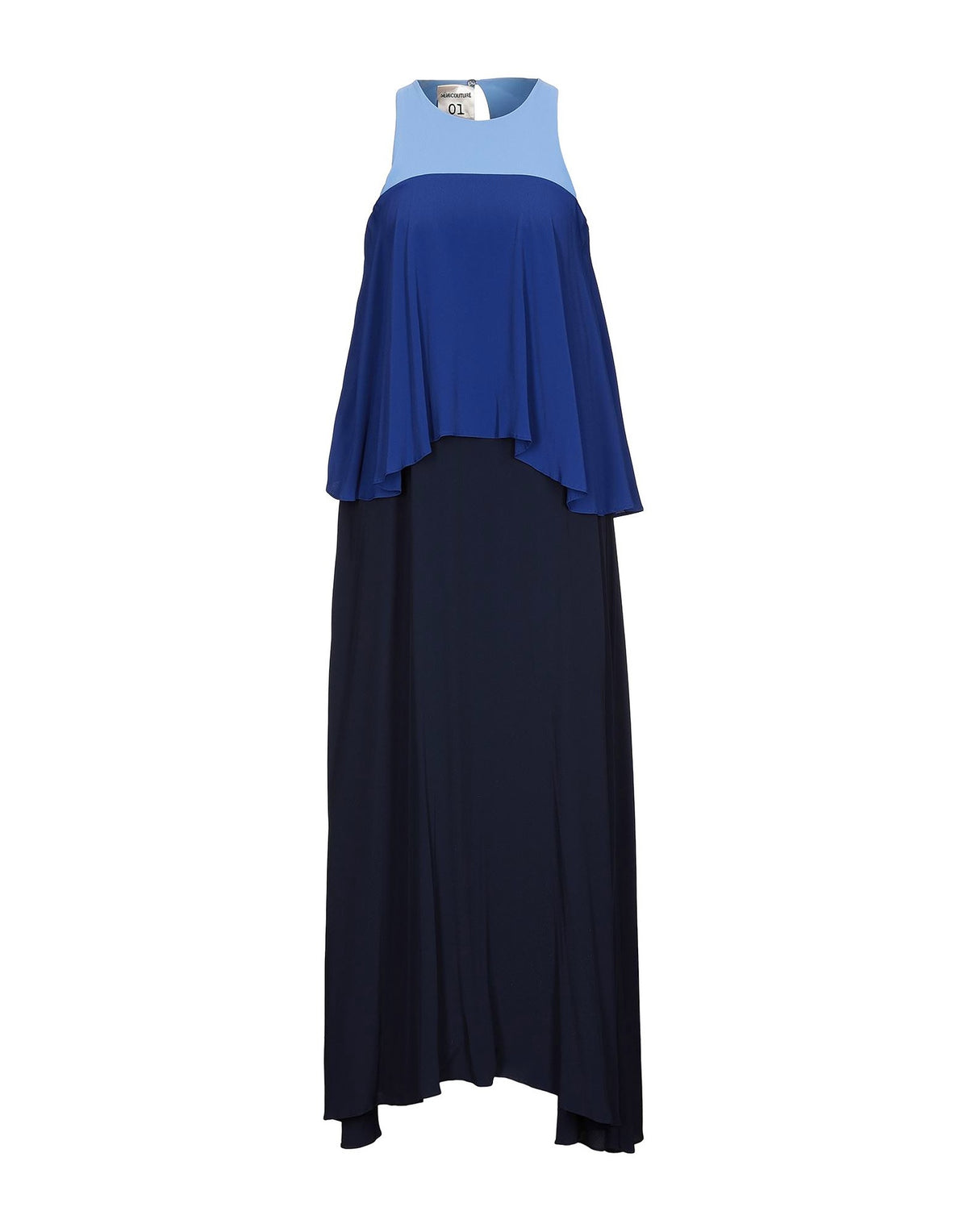 Semicouture Womens Maxi Dresses - Sky blue