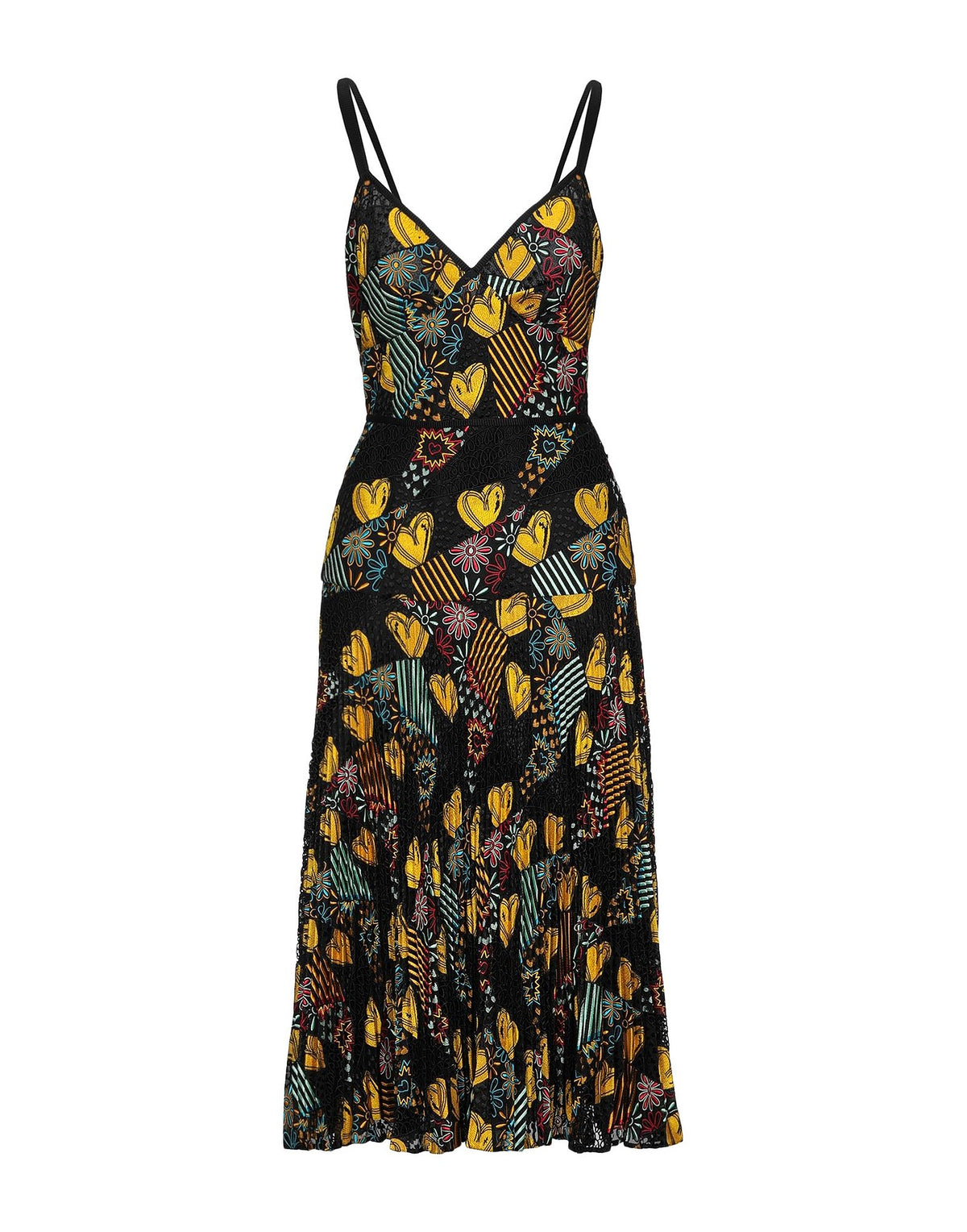 Fendi Womens Midi Dresses - Black