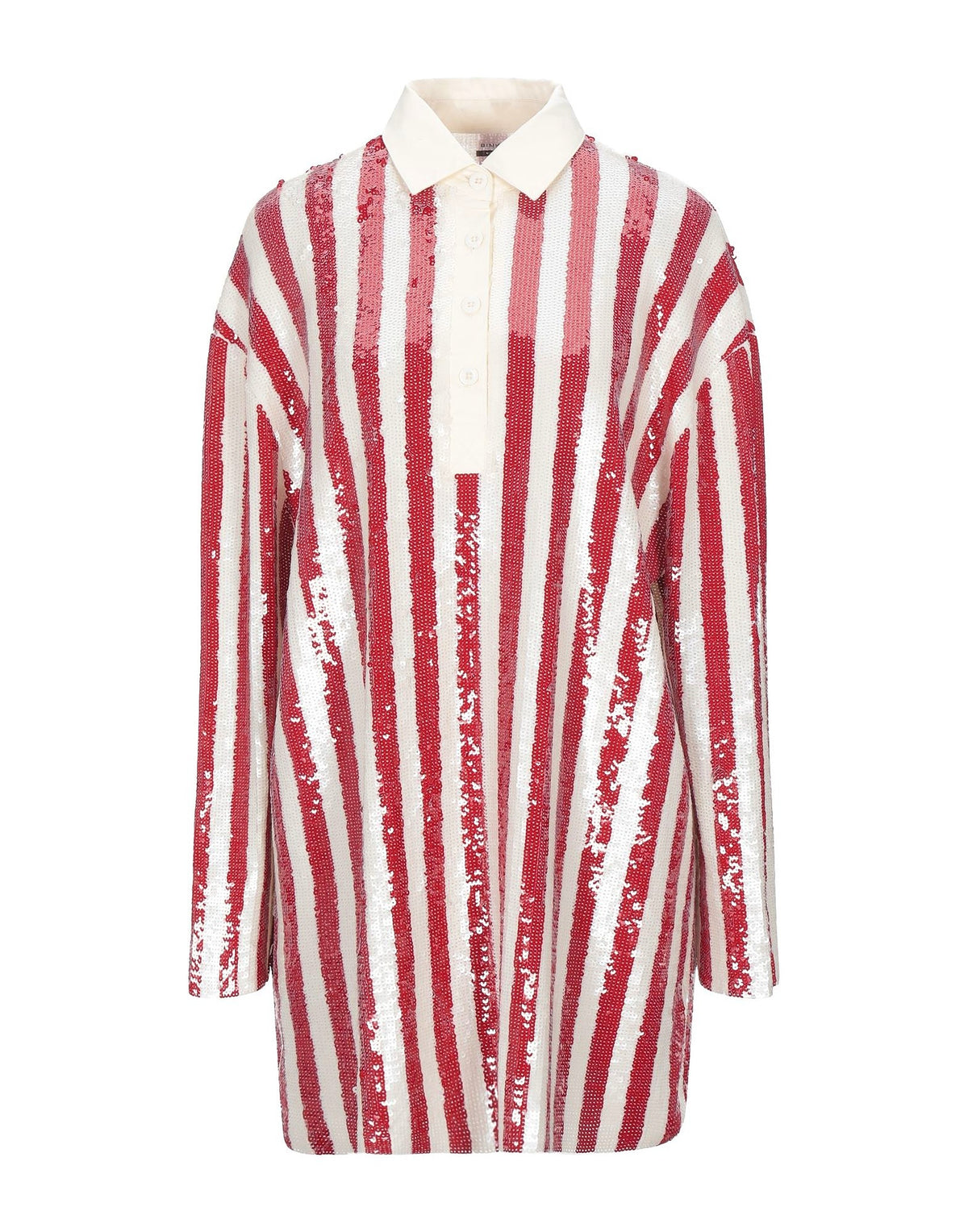 Pinko C-Clique Womens Mini Dresses - Ivory