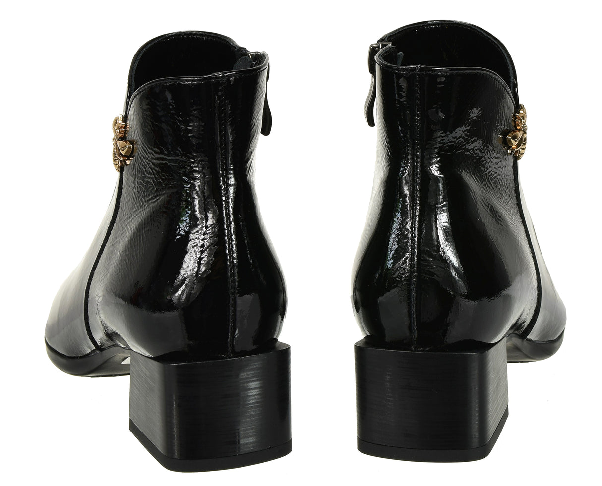 Bosccolo Womens Ankle Boots - Black