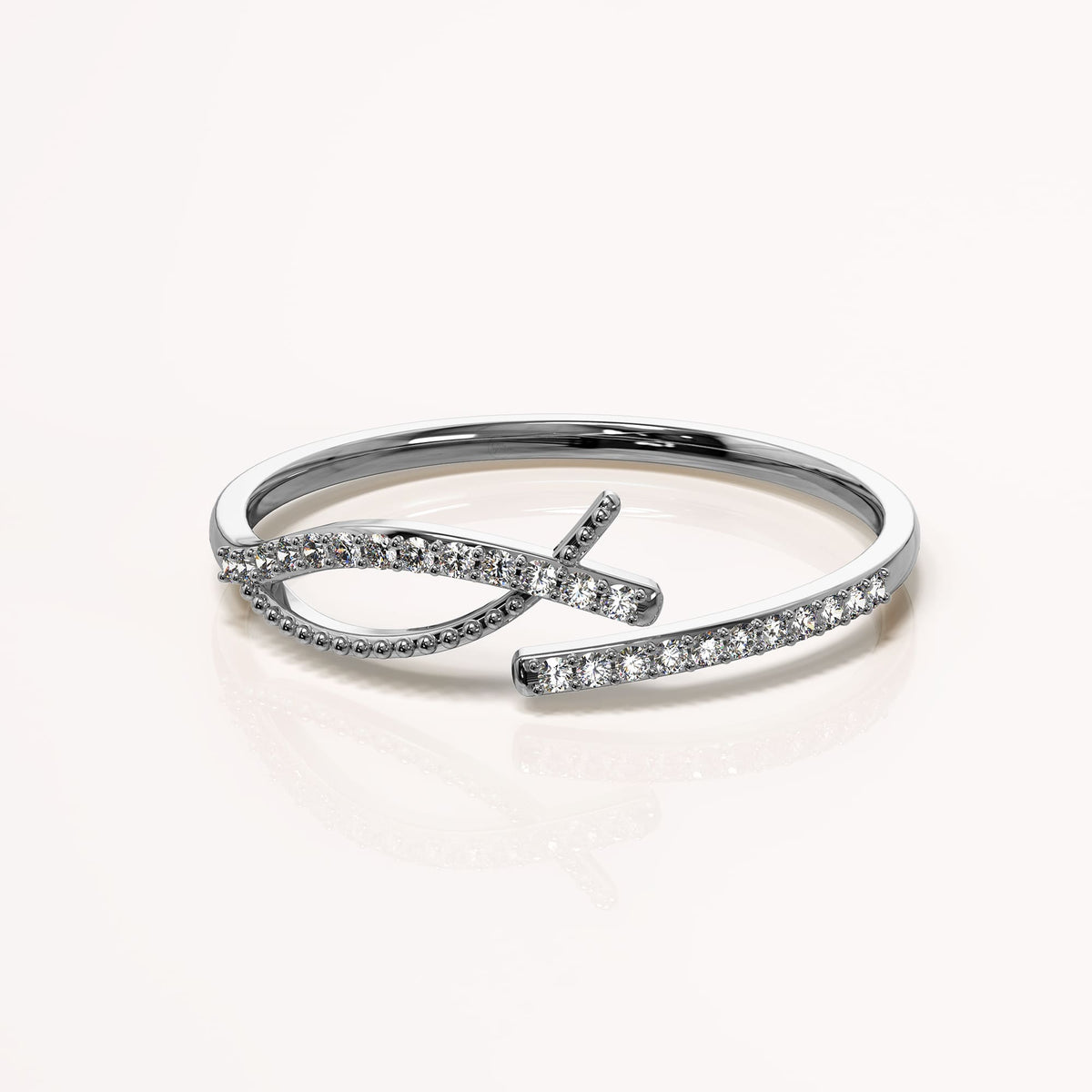 Adjustable Solid 925 Sterling Silver Serendipity Stacking Ring