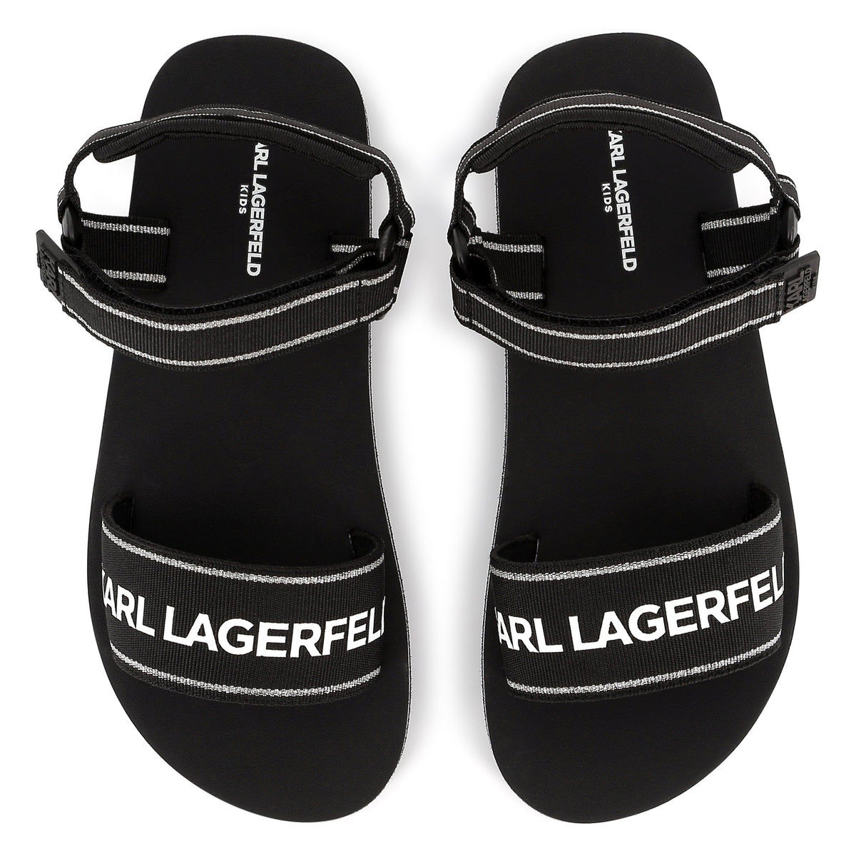 Karl Lagerfeld Girls Fete Musique D3 Sandals - Black