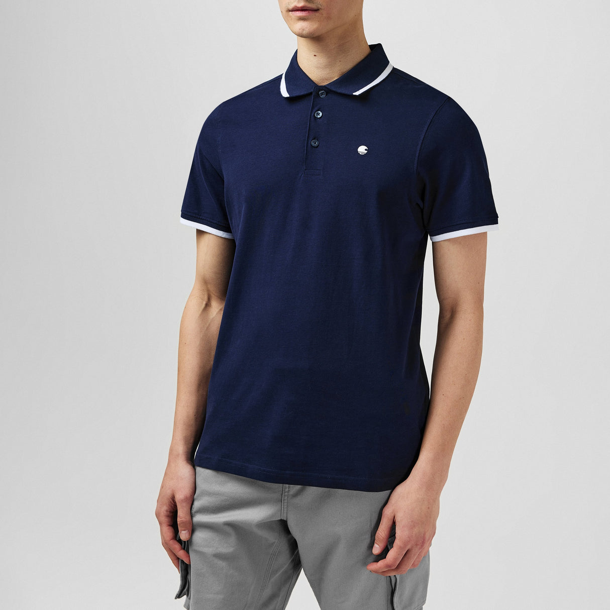 SoulCal Men's Signiture Polo Shirt - Navy