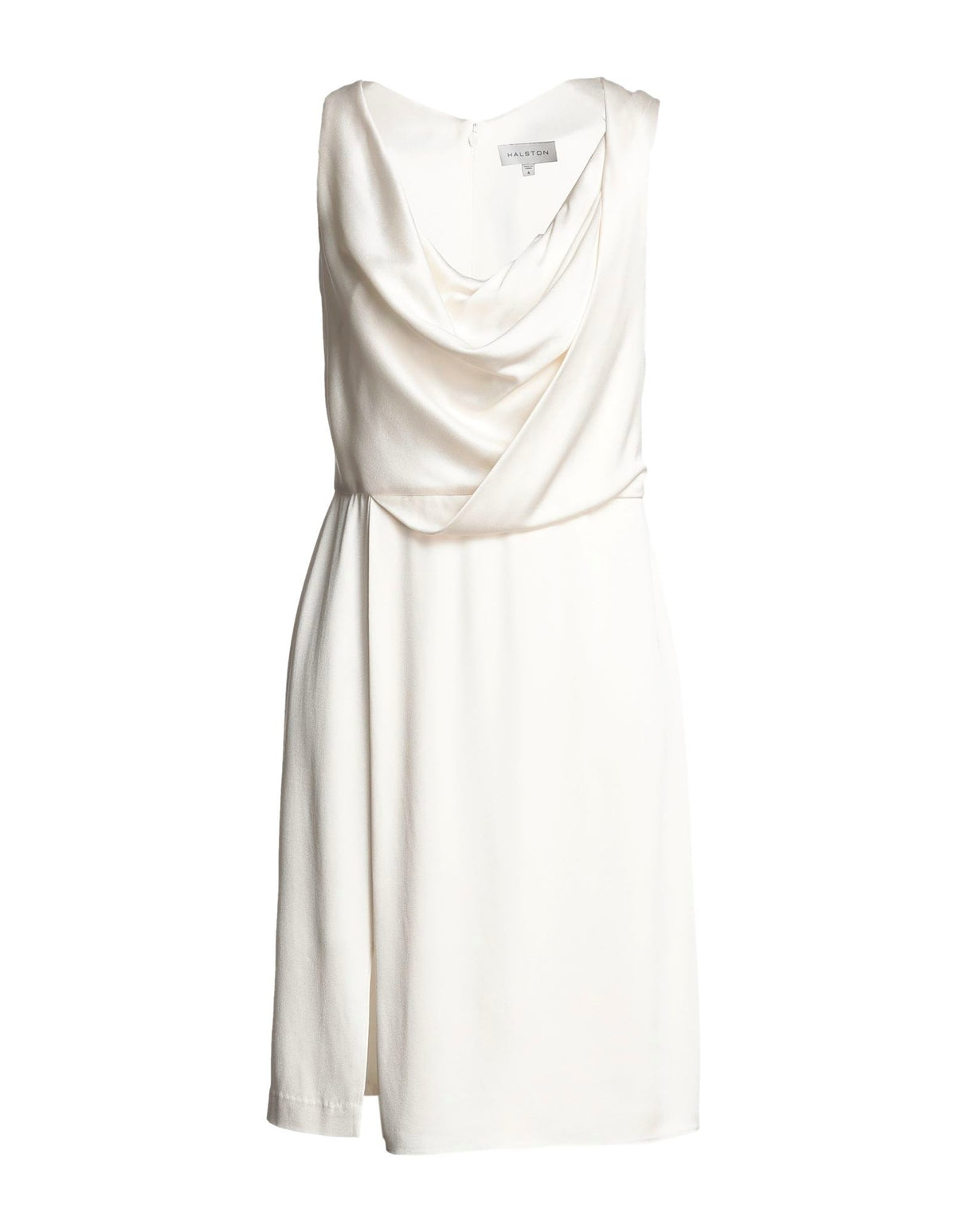 Halston Womens Mini Dresses - Ivory