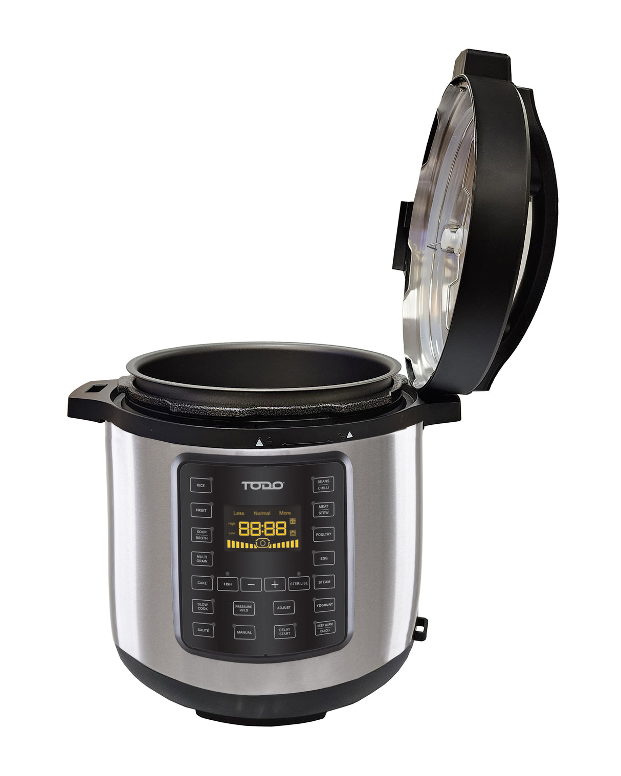 TODO 6L Electric Pressure Cooker 15 Preset Functions 1000W Non-Stick Cooking Pot