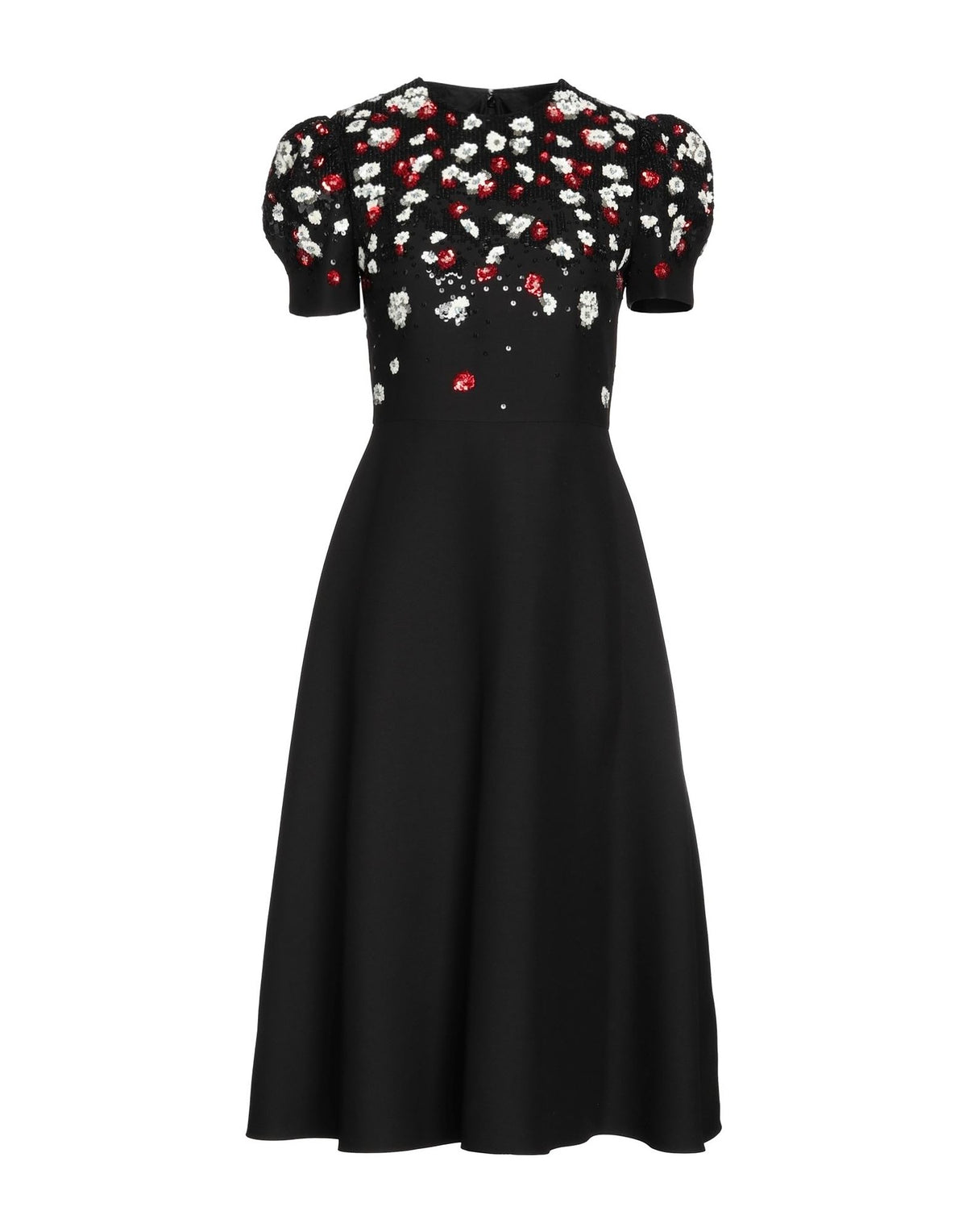 Valentino Garavani Womens Midi Dresses - Black