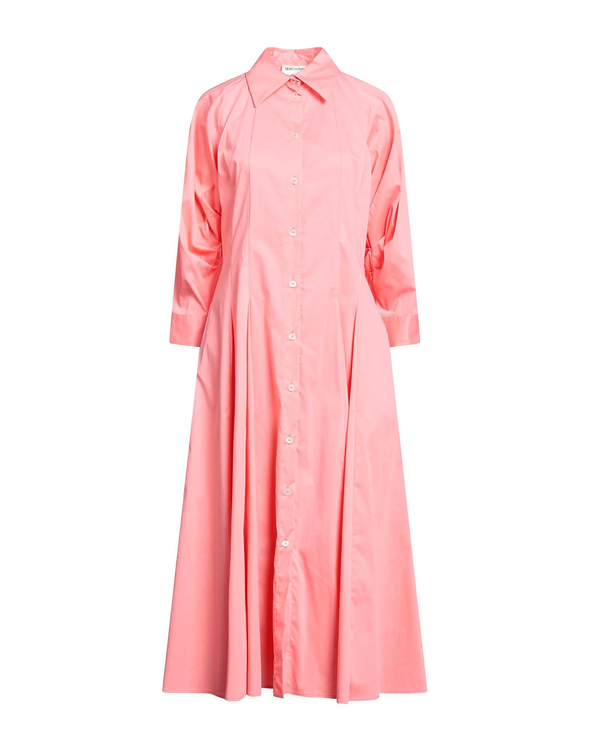 Semicouture Womens Maxi Dresses - Coral