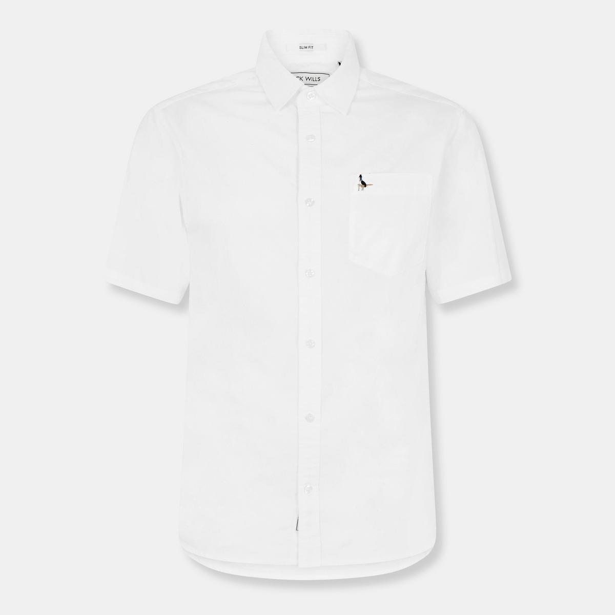 Jack Wills Men's Stableton Oxford Shirt - White