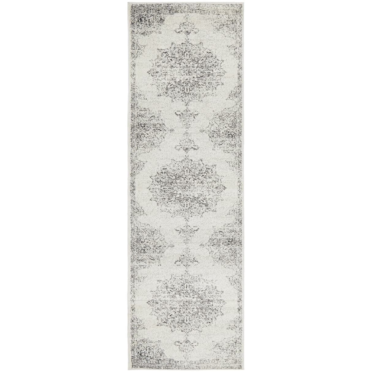 Chrome Rita Silver Runner Rug