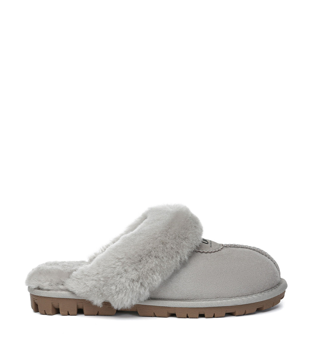 Australian Shepherd UGG Waffle Slipper - Goat Grey
