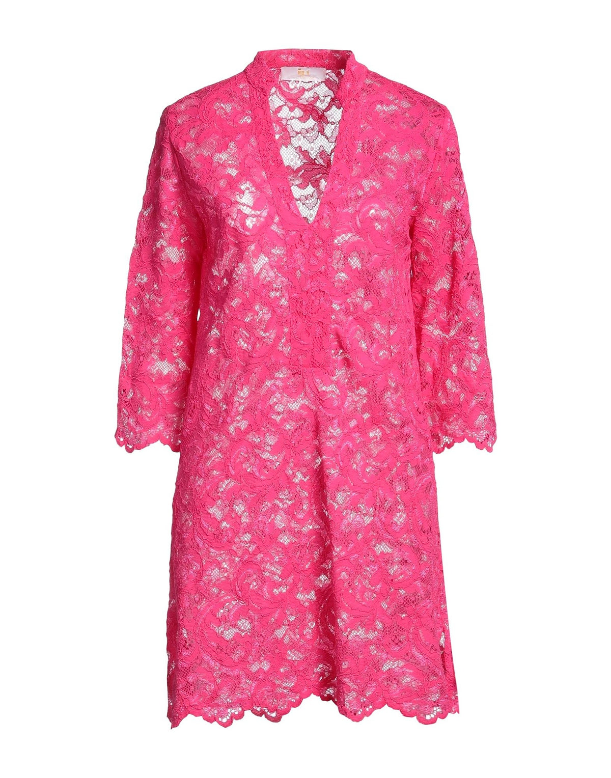 Iu Rita Mennoia Womens Mini Dresses - Fuchsia