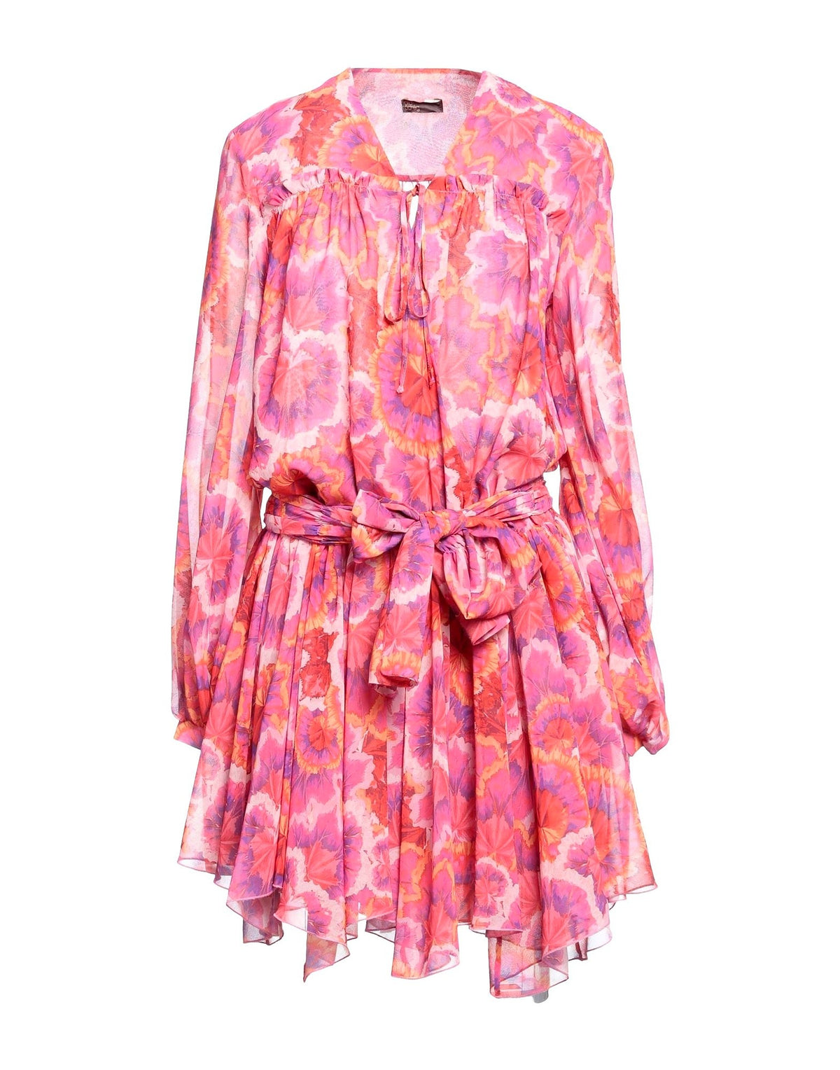 Olla Parég Womens Mini Dresses - Fuchsia