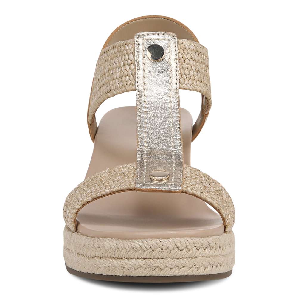 Vionic Calera Wedge - Gold Leather