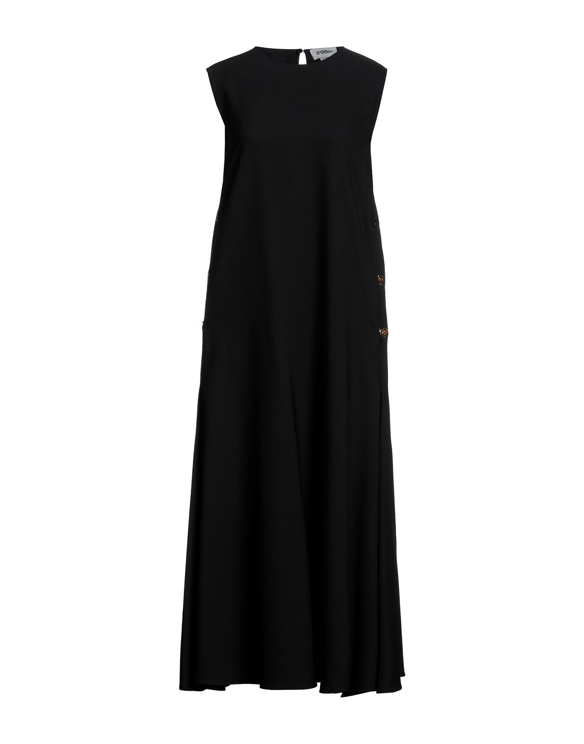 Sportmax Womens Maxi Dresses - Black