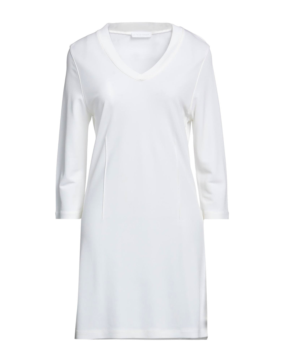 Le Tricot Perugia Womens Mini Dresses - Off white