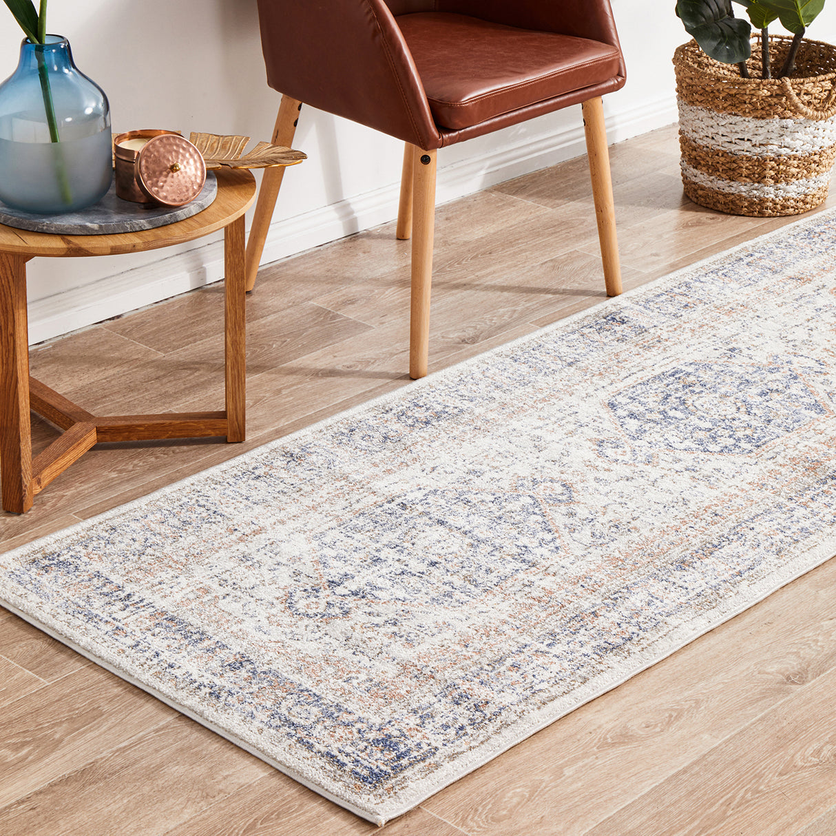Mayfair Lorissa Blue Runner Rug
