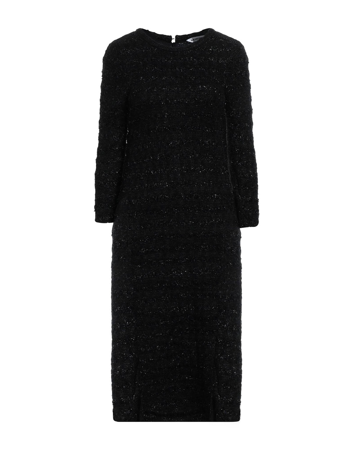 Balenciaga Womens Midi Dresses - Black