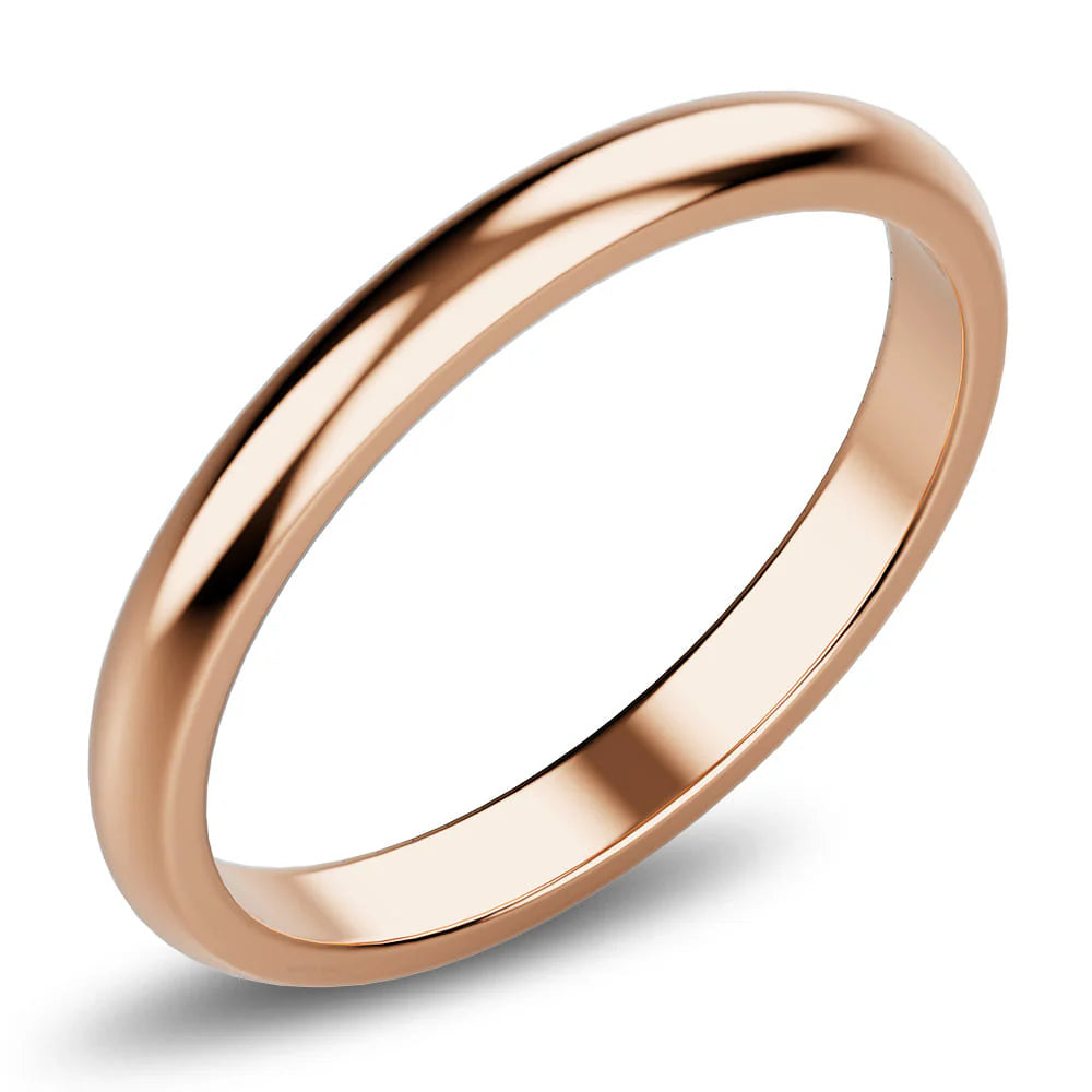 Bullion Gold Camille Minimal Stacker Ring in Rose Gold