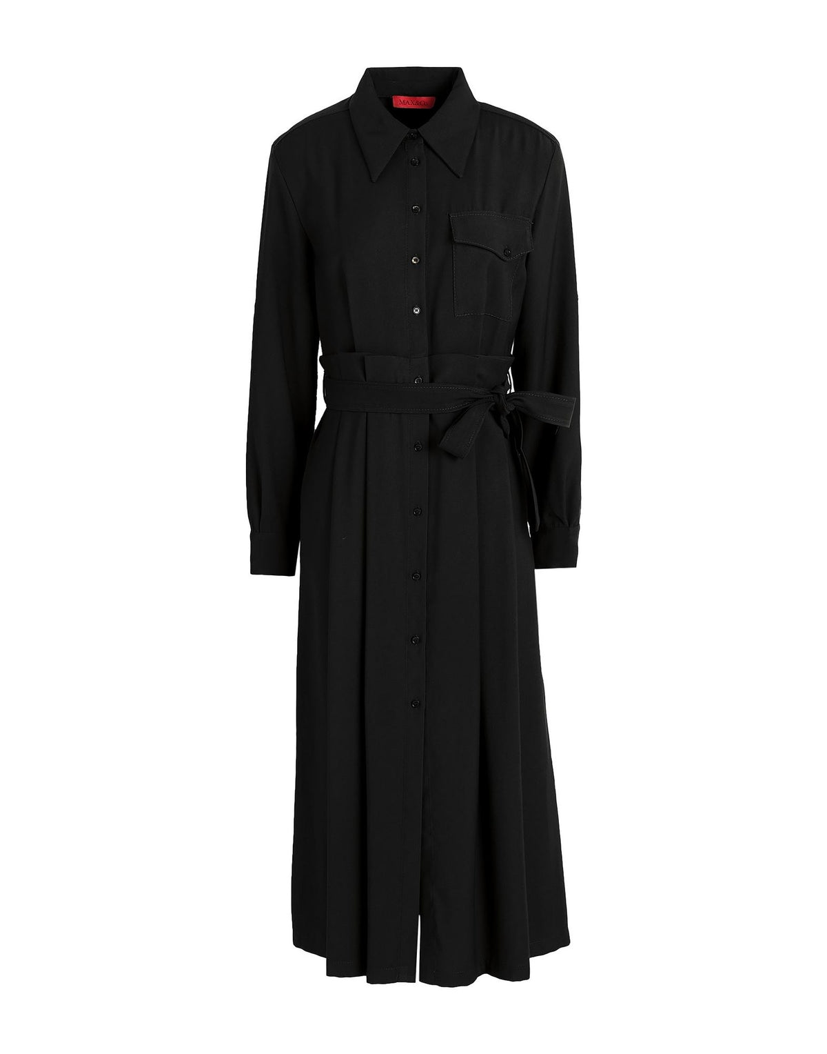 Max&Co. Womens Midi Dresses - Black