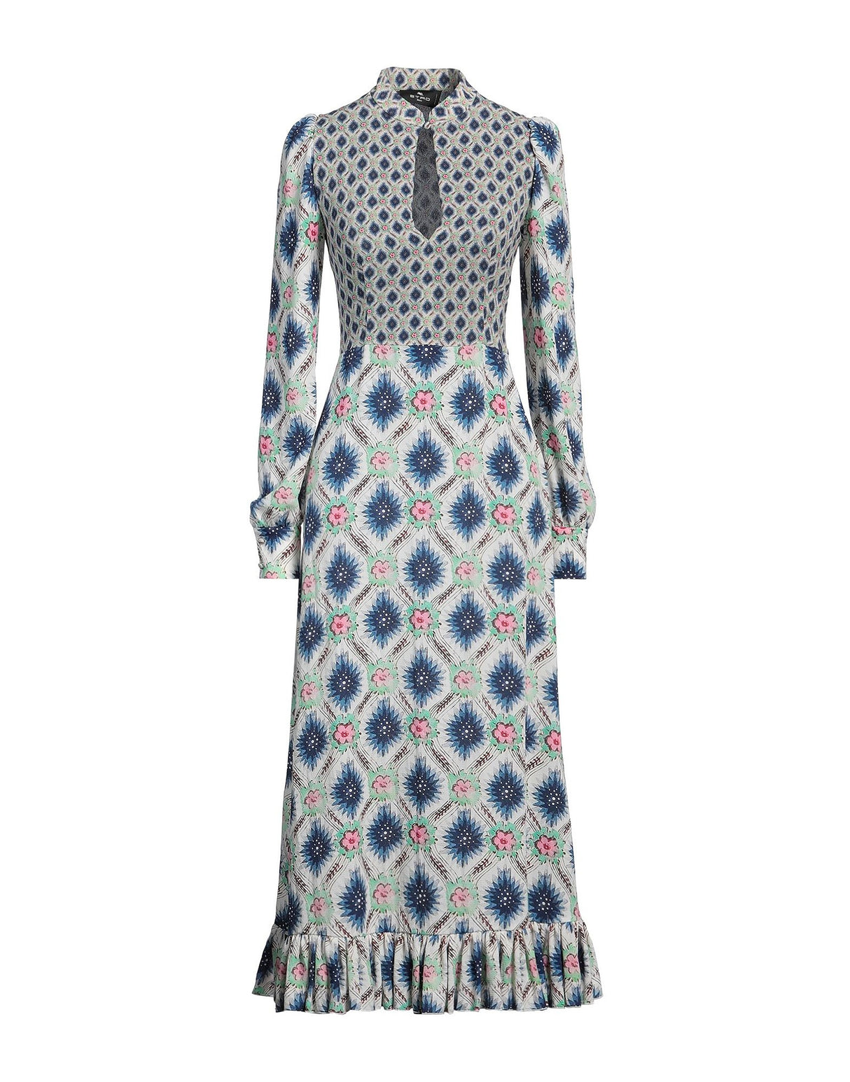 Etro Womens Midi Dresses - Navy