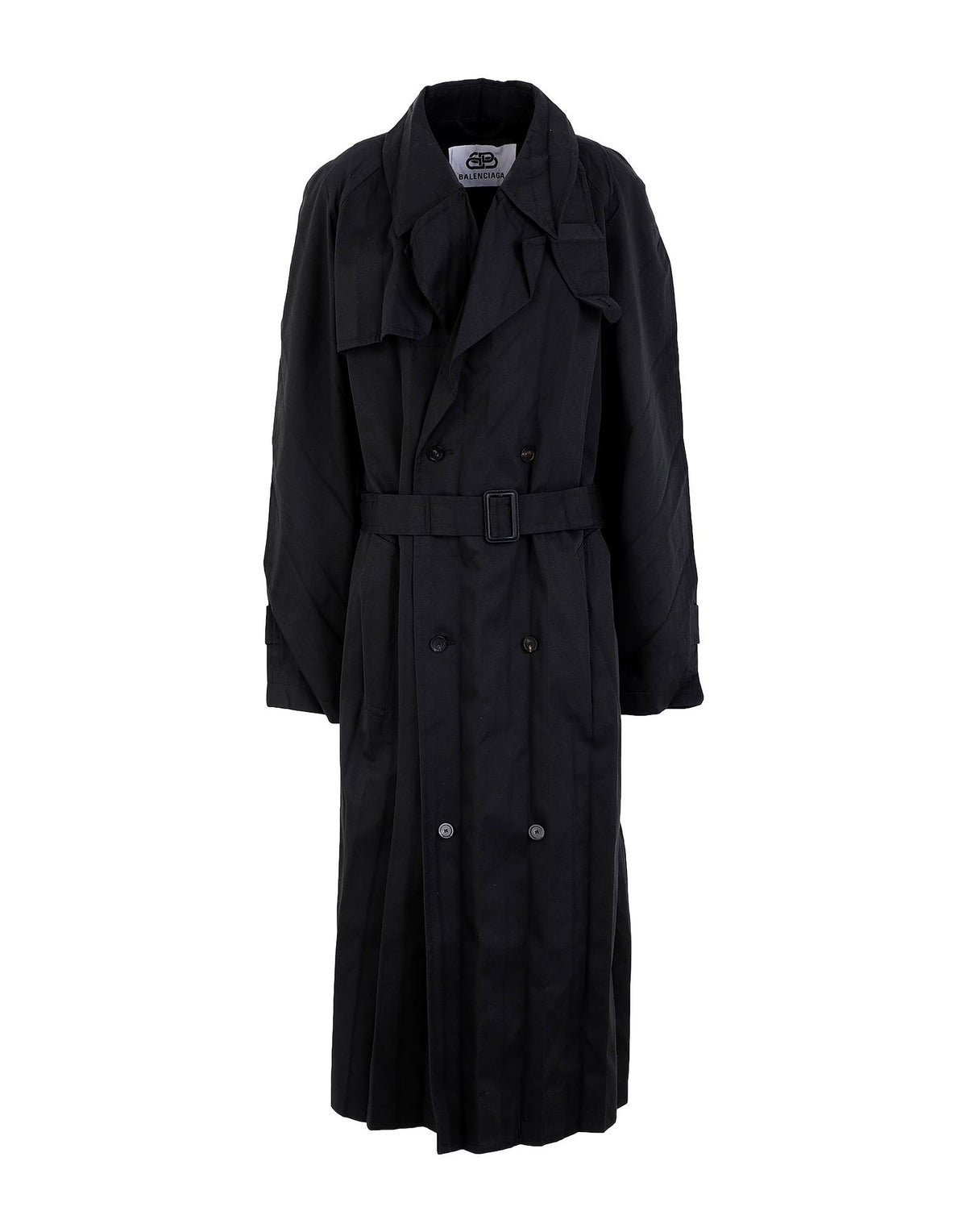 Balenciaga Womens Overcoats & Trench Coats - Black