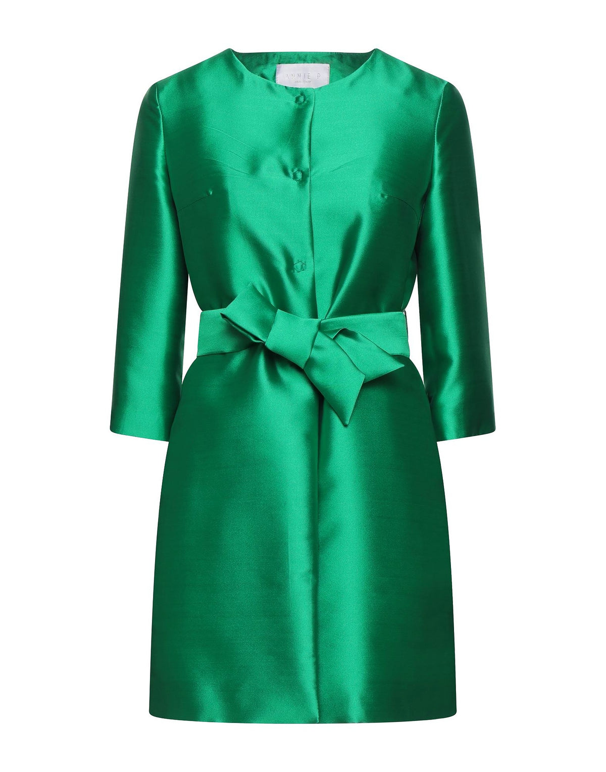 Annie P. Womens Overcoats & Trench Coats - Green