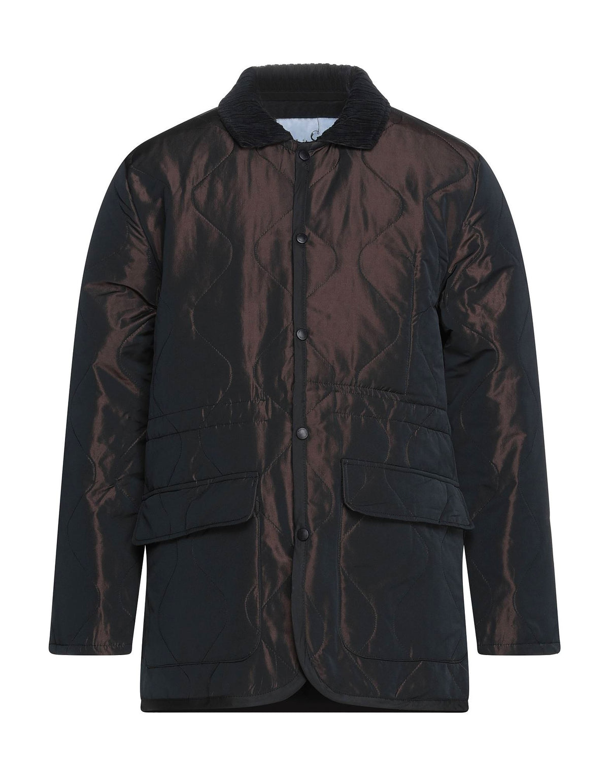 White Sand Mens Puffer Jacket - Dark brown