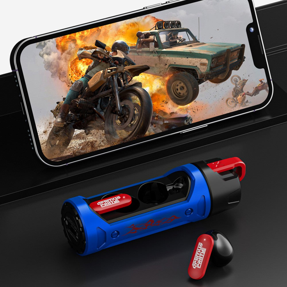 Transformers TWS Wireless Earbud Low Latency Earphones Bluetooth V5.4 TF-T11 - Blue Red