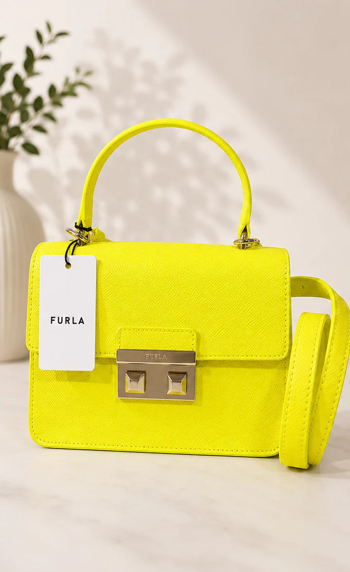 Bella Mini Top Handle - Yellow Fluo
