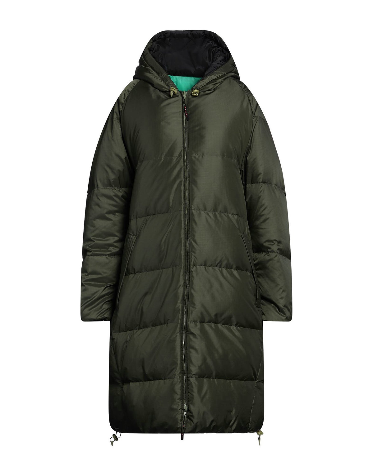 Marni Womens Puffer Jacket - Dark green