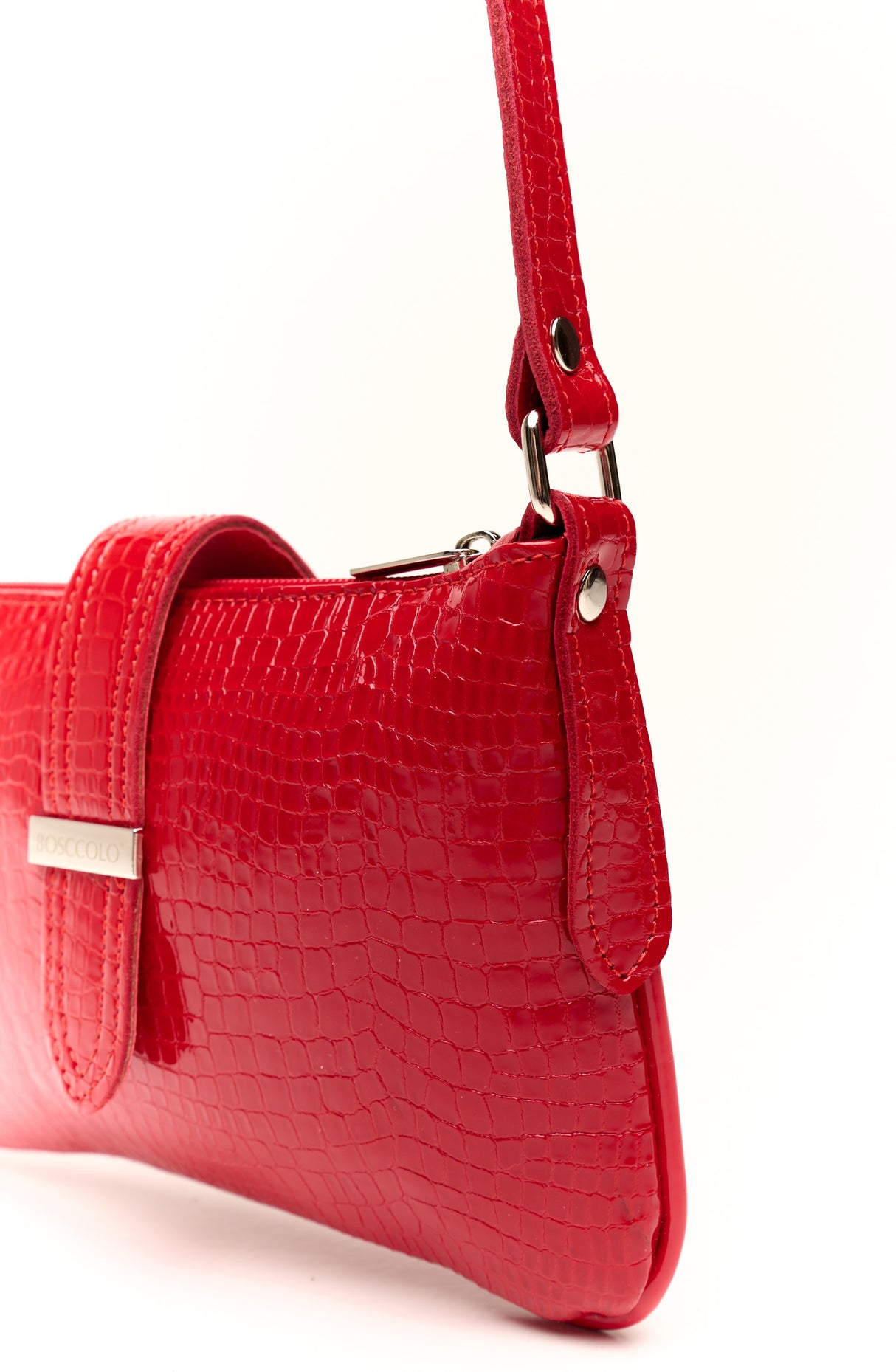 Bosccolo Bag In Red Croco