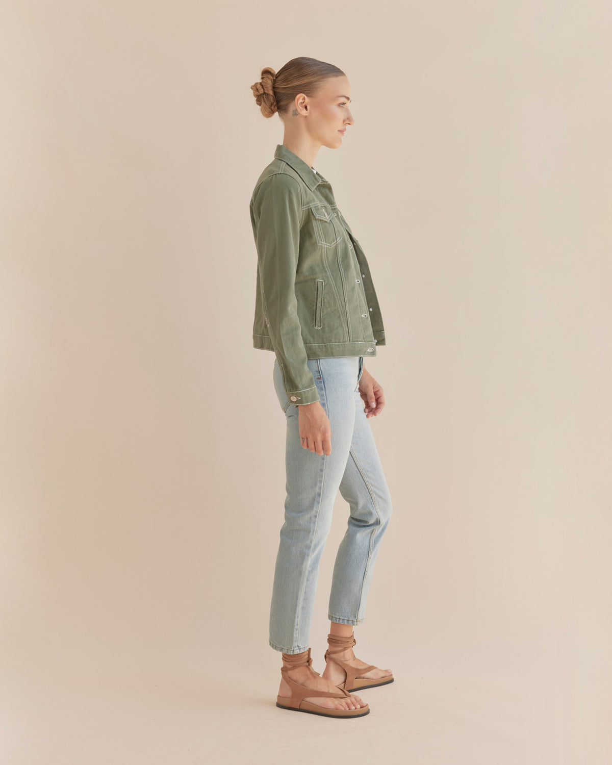 Amelius Alliance Drill Denim Jacket - Desert Sage