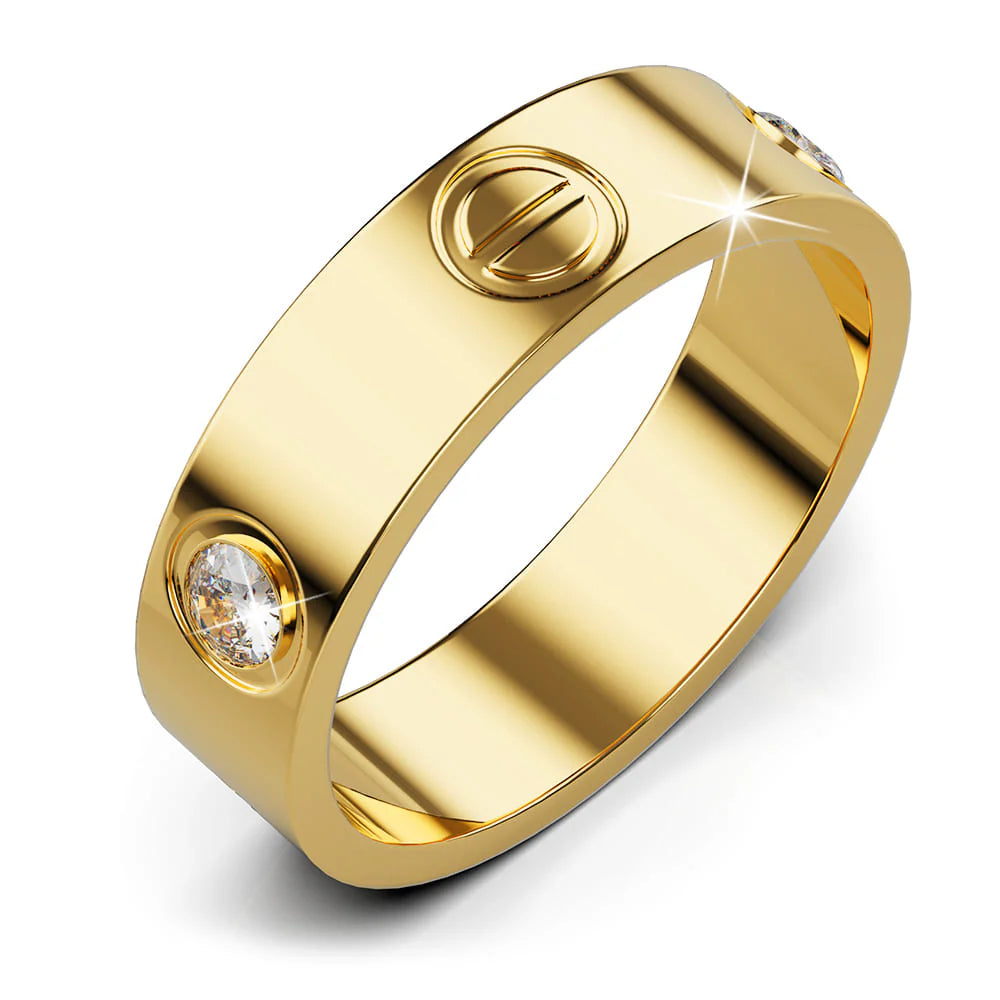 Bullion Gold Carrie Ring In Gold
