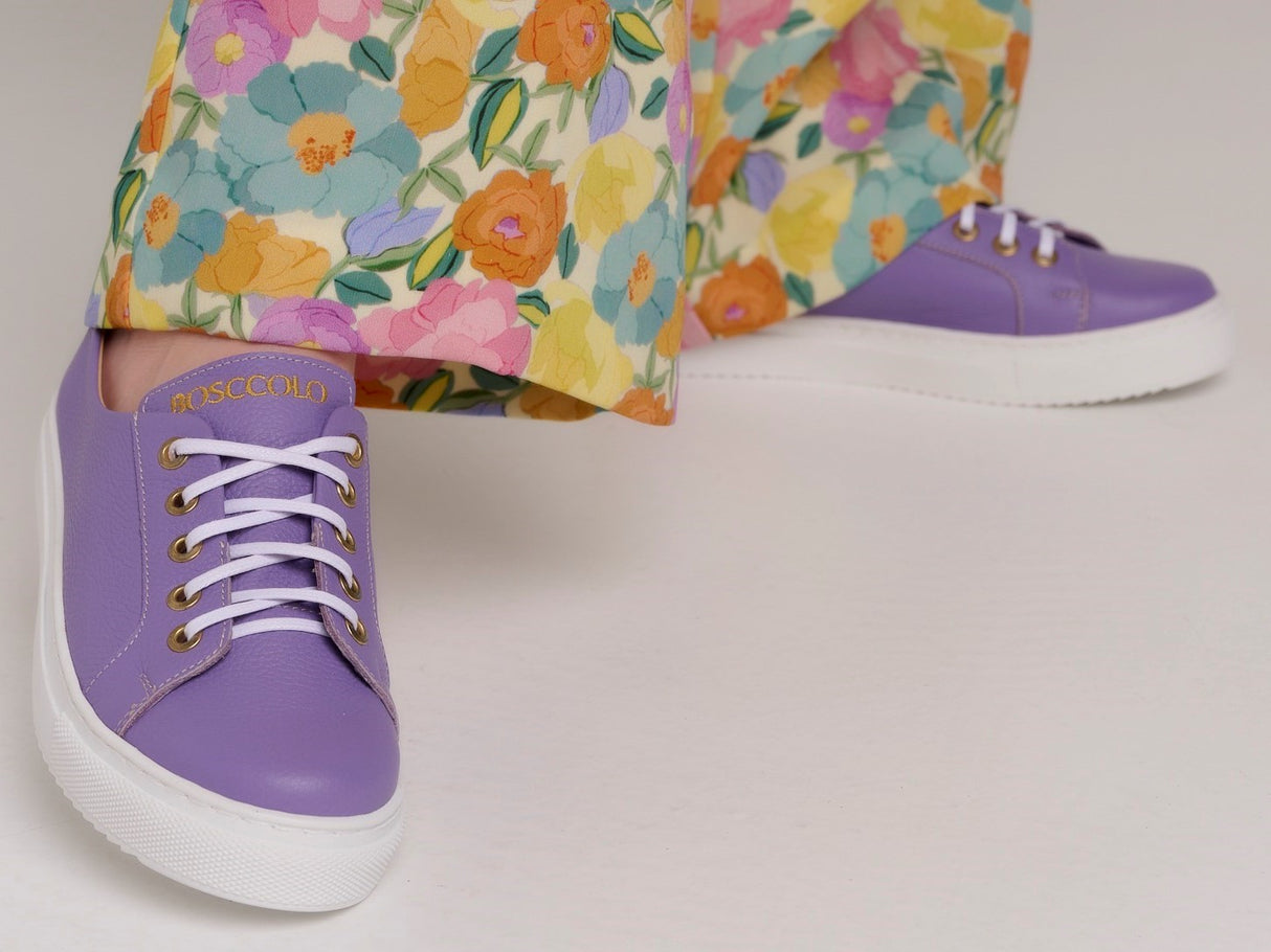 Bosccolo Womens Sneakers - Purple/White