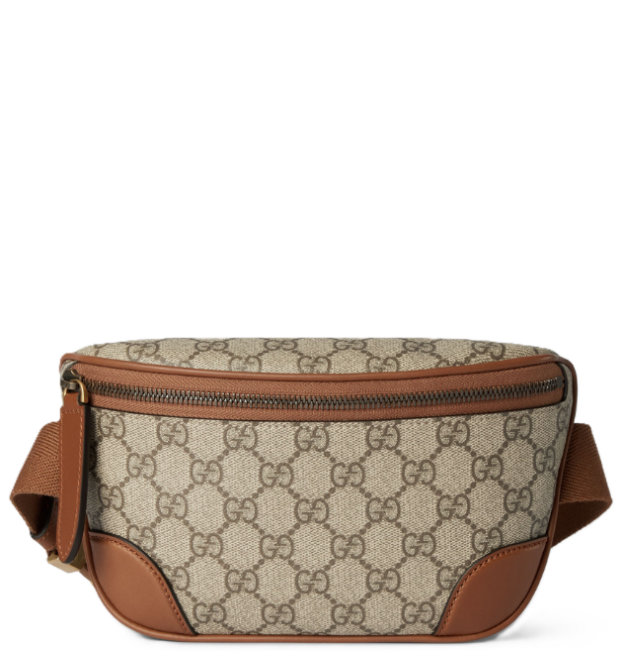 Gucci GG Monogram Belt Bag - Brown