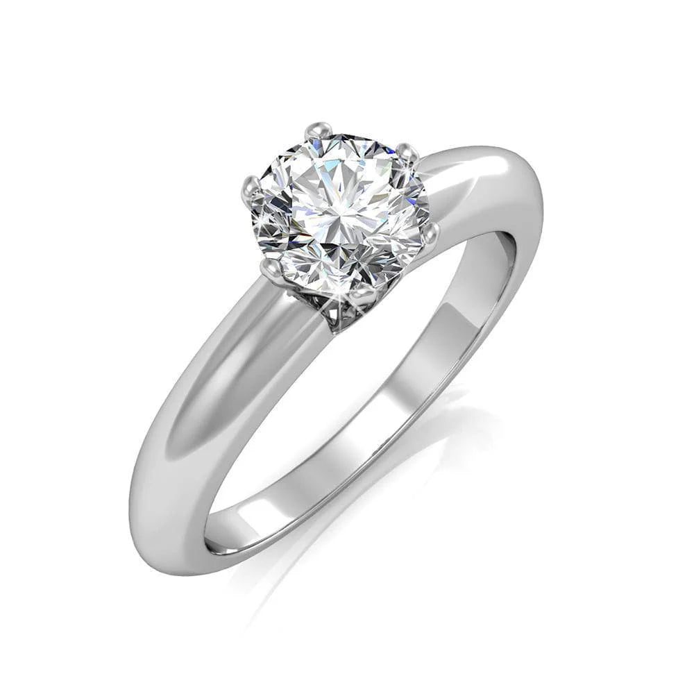 Krystal Couture Jewel In The Palace Solitaire Ring Embellished with SWAROVSKI Crystals