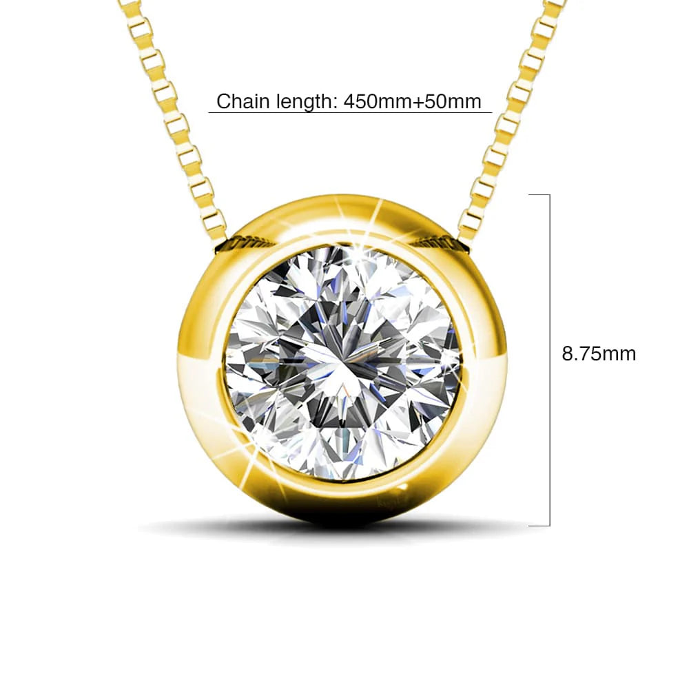 Krystal Couture Opulence Pendant Necklace Embellished with SWAROVSKI Crystals