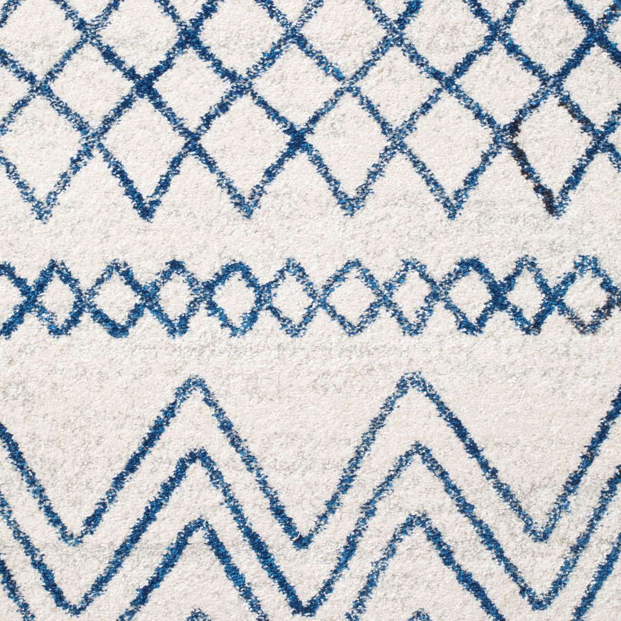 Oasis 453 White Blue Rug